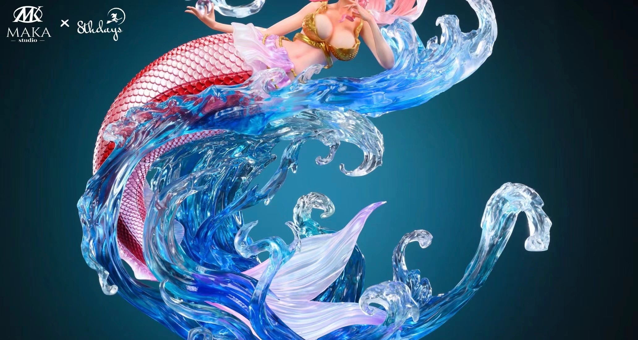 MK Studio Shirahoshi Mermaid Princess Cosplay Costume - Elegant White Star Mermaid Dress for Halloween, Cosplay, and Themed Parties