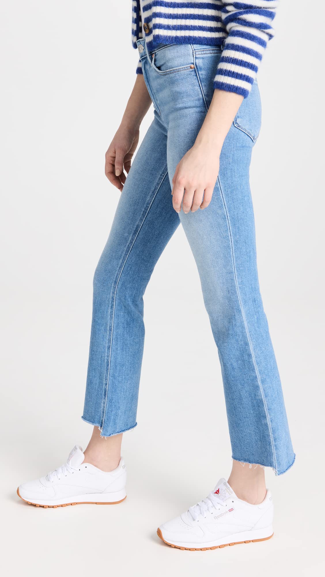 PAIGE Women's Claudine Swap Meet High Waist Distressed Jeans with Leveled Hem - Trendy Vintage Denim for Casual Outfits & Night Out