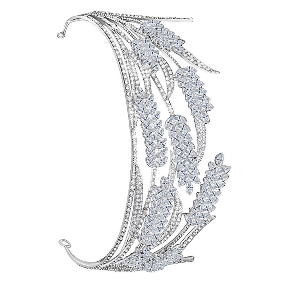 Sparkling Crystal Wedding Tiara - Elegant Rhinestone Bridal Hair Crown for Bride, Bridesmaids & Prom | Perfect for Weddings, Proms, Pageants & Special Occasions