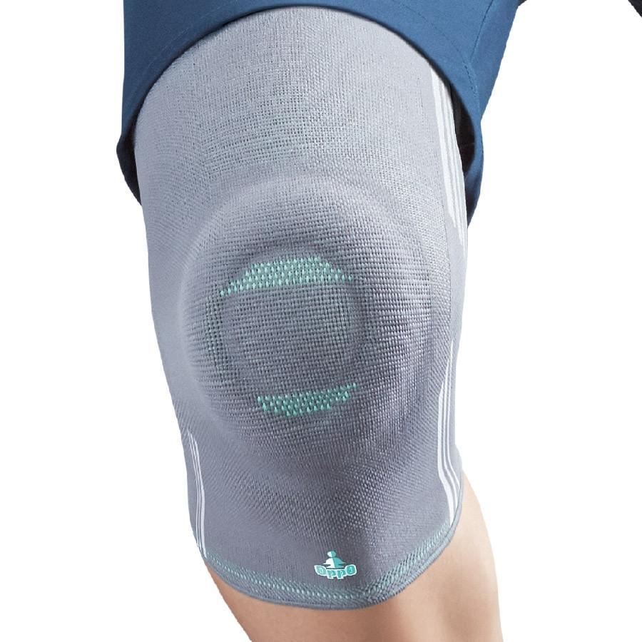 Oppo Knee Stabilizer with Silicone Pad - Breathable & Adjustable Knee Support for Running, Hiking, Sports & Arthritis Pain Relief