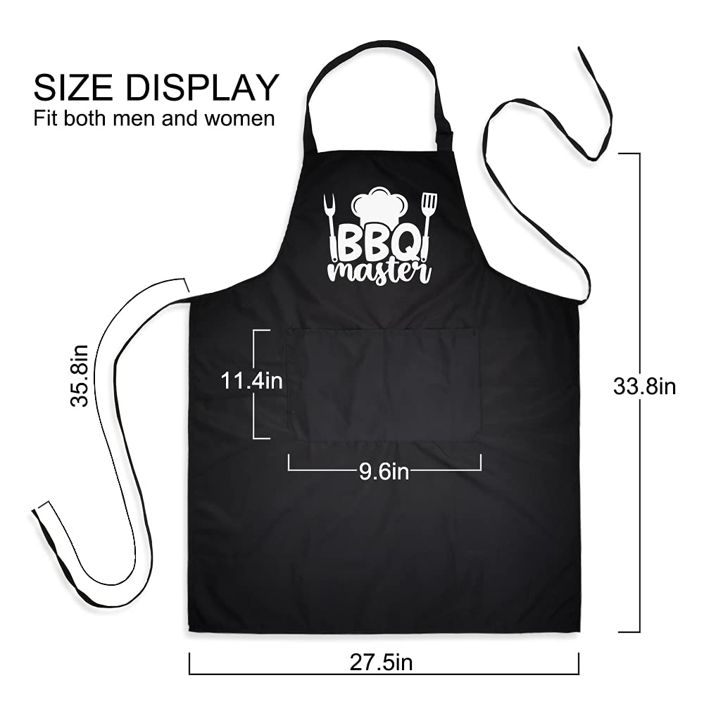Funny Kitchen Apron - Waterproof Cooking Apron for Home & Restaurants - Chef & BBQ Apron - Perfect Gift for Mom, Dad & Chefs - Ideal for Cooking, Baking, Grilling & Holiday Gifts