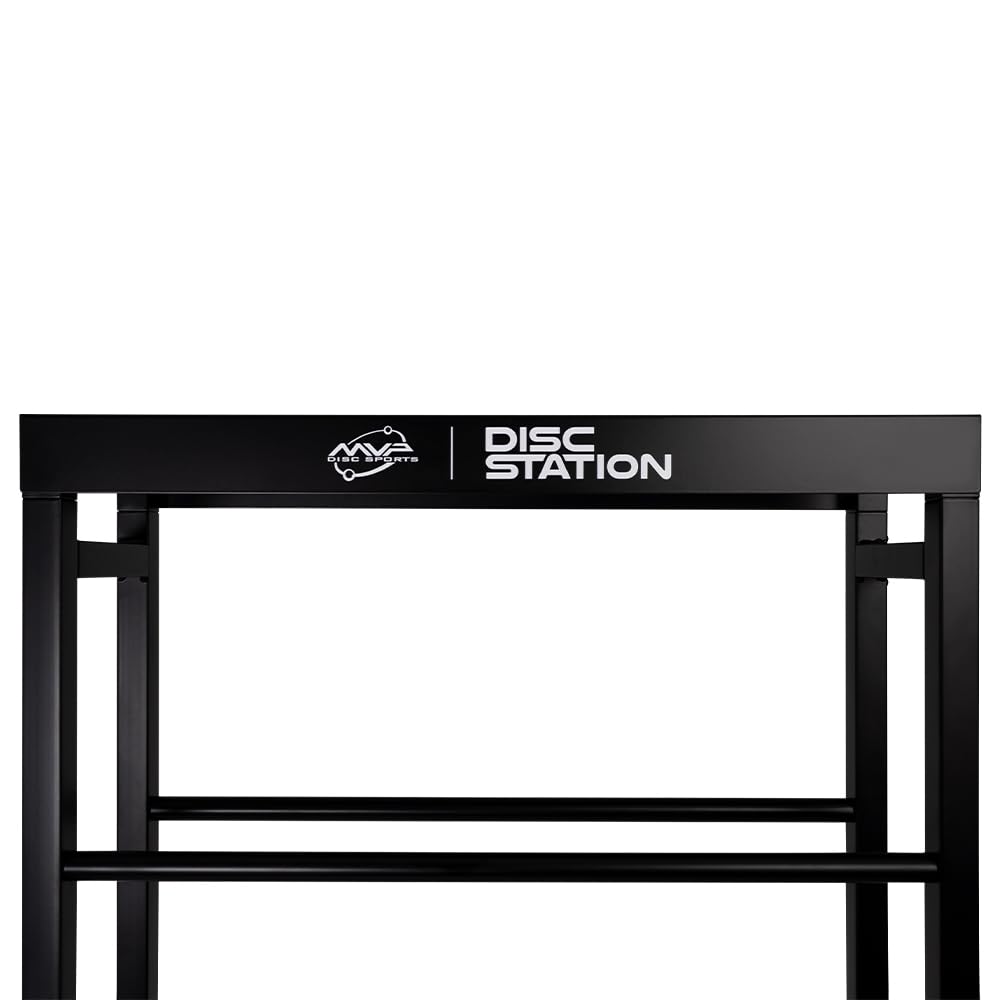 MVP Disc Sports Disc Station - Portable Disc Golf Storage Rack for Ultimate Frisbee & Flying Discs - Perfect for Home, Backyard, and Tournament Organization
