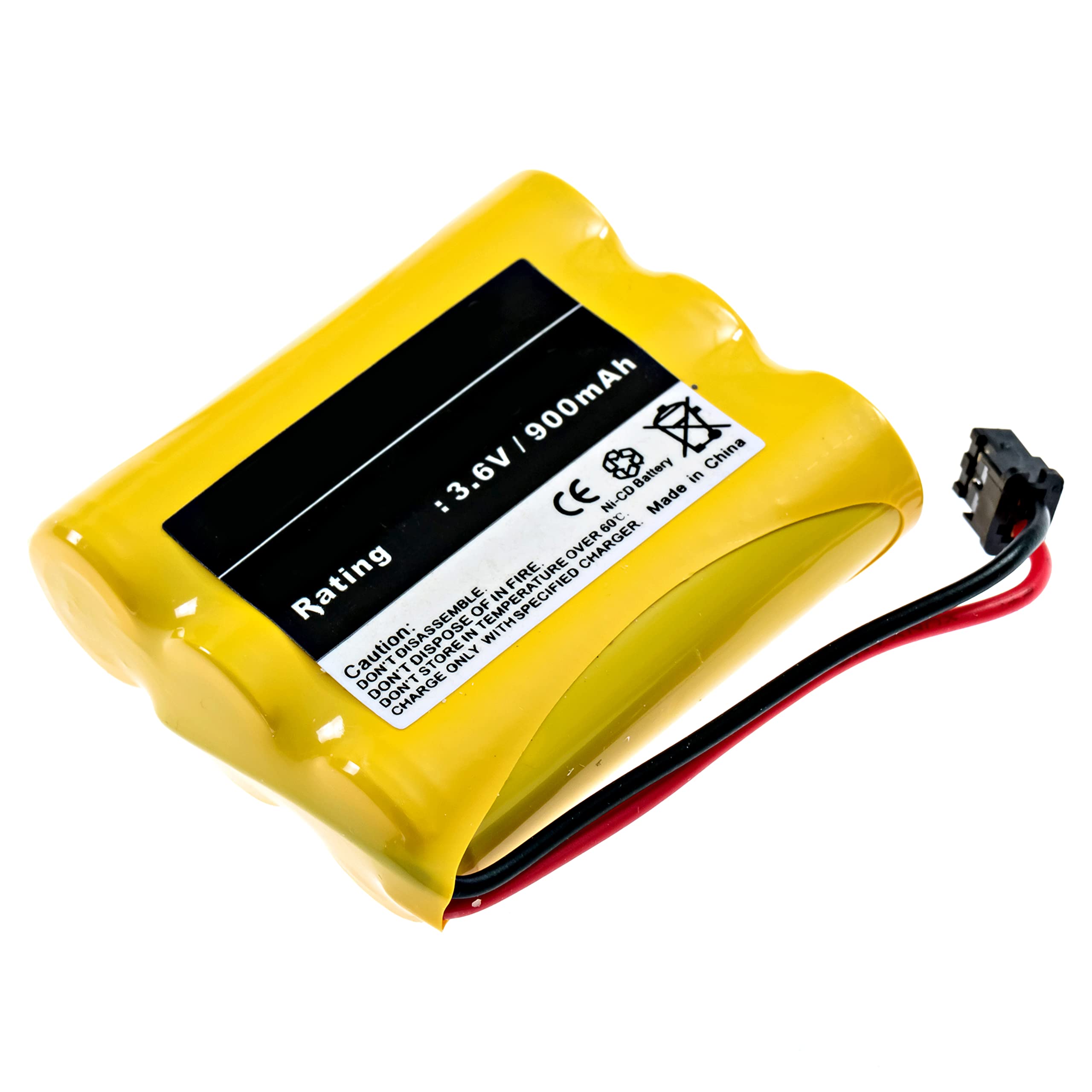 Synergy Digital Cordless Phone Battery - Replacement for Uniden EXAI985HS (Ni-CD 3.6V 600mAh Hi-Capacity) | Home Office & Landline Phone Accessories