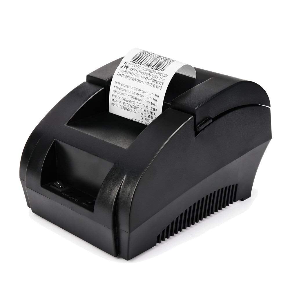 NT 5890K 58mm Thermal Receipt Printer for Retail, Restaurant & POS - Fast & Quiet Printing for Receipts, Labels & Barcodes