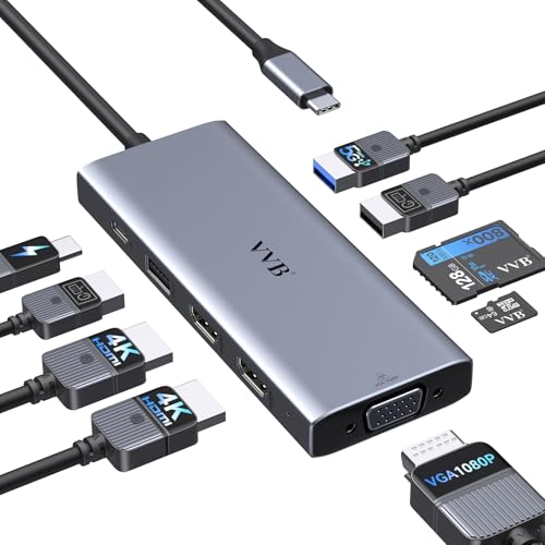 9 Ports 2HDMI+VGA