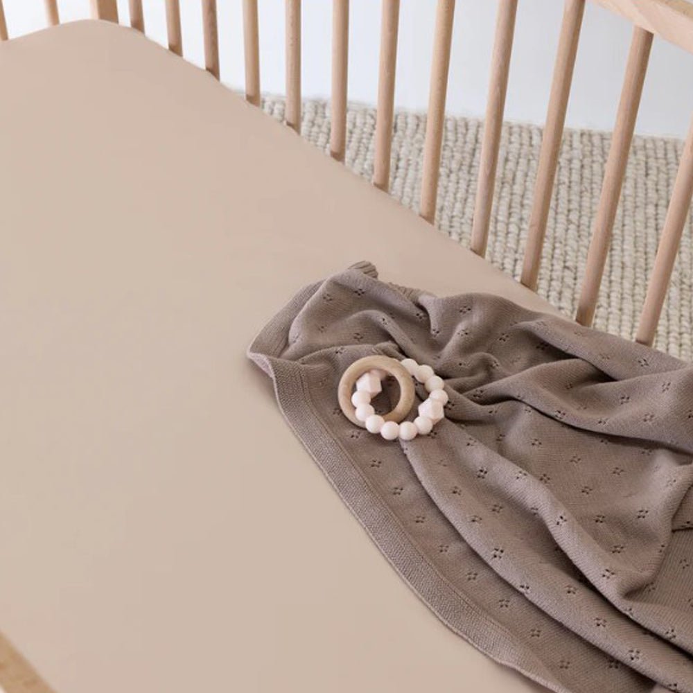 100% Organic Bamboo Fitted Crib Sheet - Soft Breathable Baby Bedding for Nursery - Perfect for Newborns, Toddlers & Daycare Use