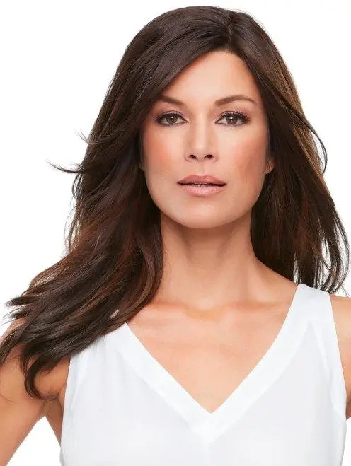 18 Inch Monofilament Clip-In Hair Extensions - Premium Synthetic Fiber Hairpiece for Volume & Length - Perfect for Parties, Weddings & Everyday Styling