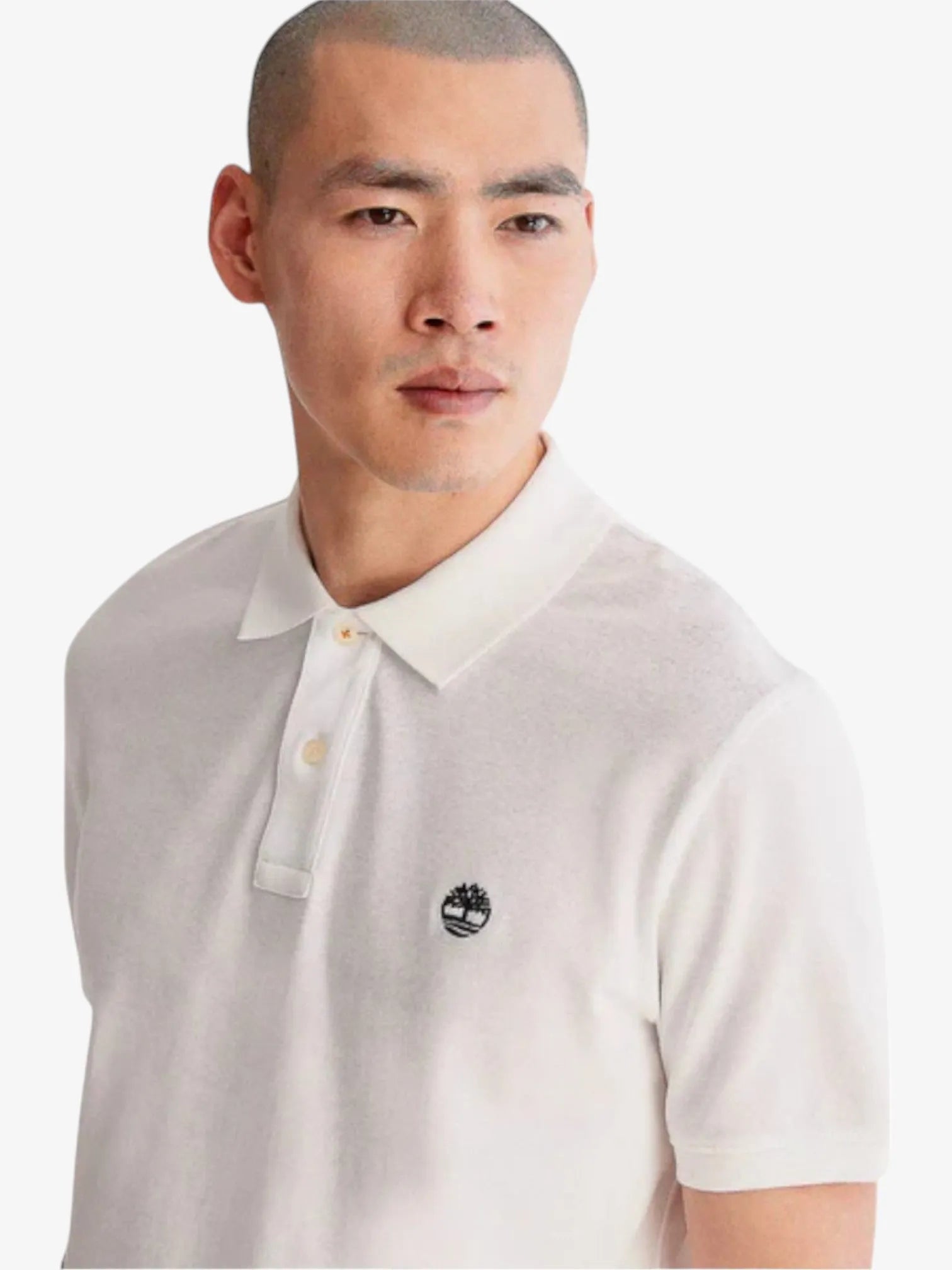 Timberland Millers River Men's White Pique Polo Shirt - Casual & Comfortable for Work, Golf, and Outdoor Activities