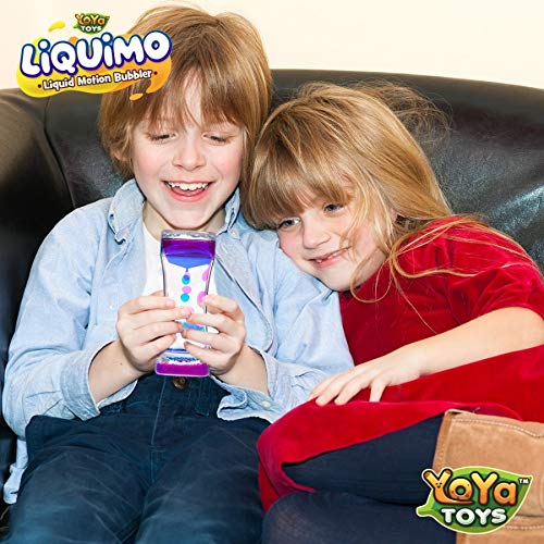 YoYa Toys Liquimo - 3 Pack Calming Liquid Motion Bubbler for Kids & Adults - Sensory Hourglass Timer Toy - Stress Relief & Autism Therapy Tool - Perfect for Classroom, Office, and Home Relaxation