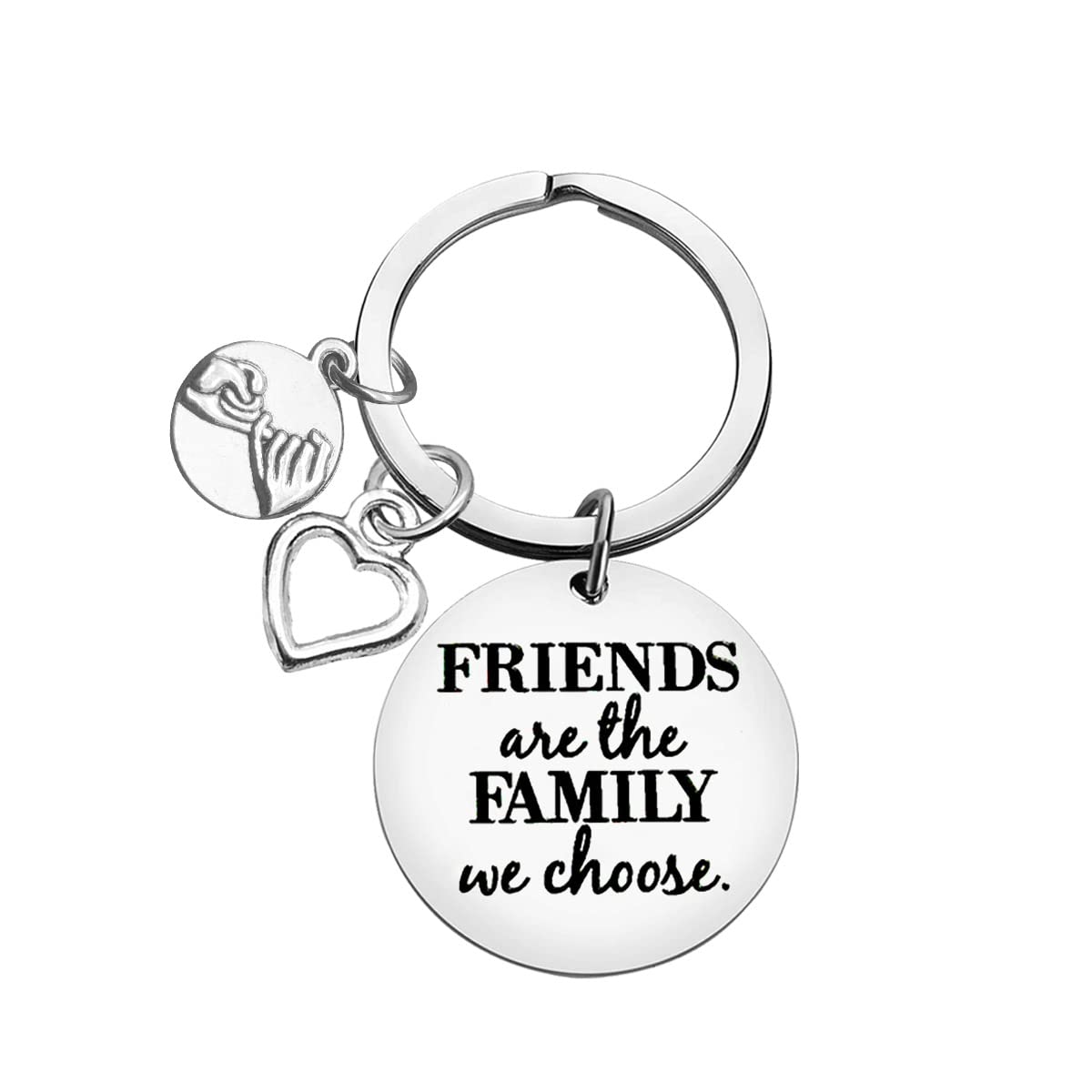 **Best Friend Keychain - Meaningful Friendship Gifts for Women, Graduation, Christmas & Birthday Presents - 