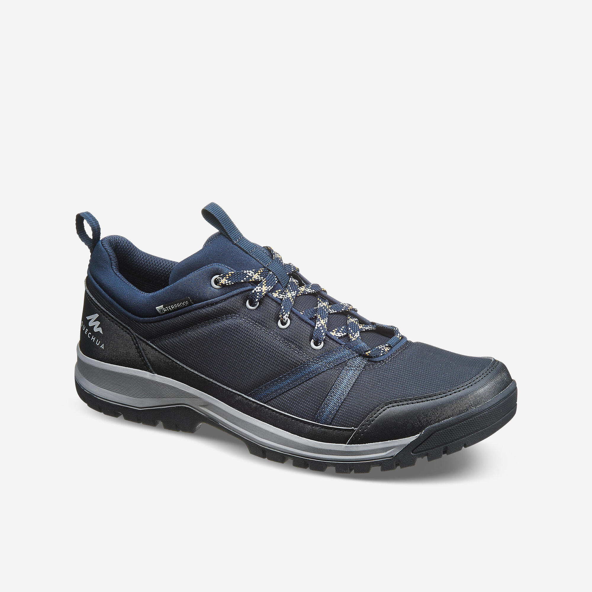 Quechua NH150 Men's Waterproof Hiking Boots - Lightweight Trekking Shoes for Outdoor Adventures, Trail Running & Mountain Climbing