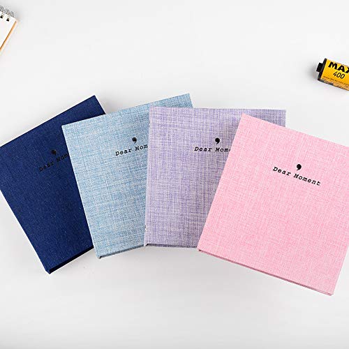 Ablus 100 Pockets Mini Photo Album - Compatible with Fujifilm Instax Mini 9/8/90/25, Polaroid Snap PIC-300 & Kodak Mini 3-Inch Film (Blue) | Perfect for Travel Memories, Wedding Photos & Instant Camera Collections