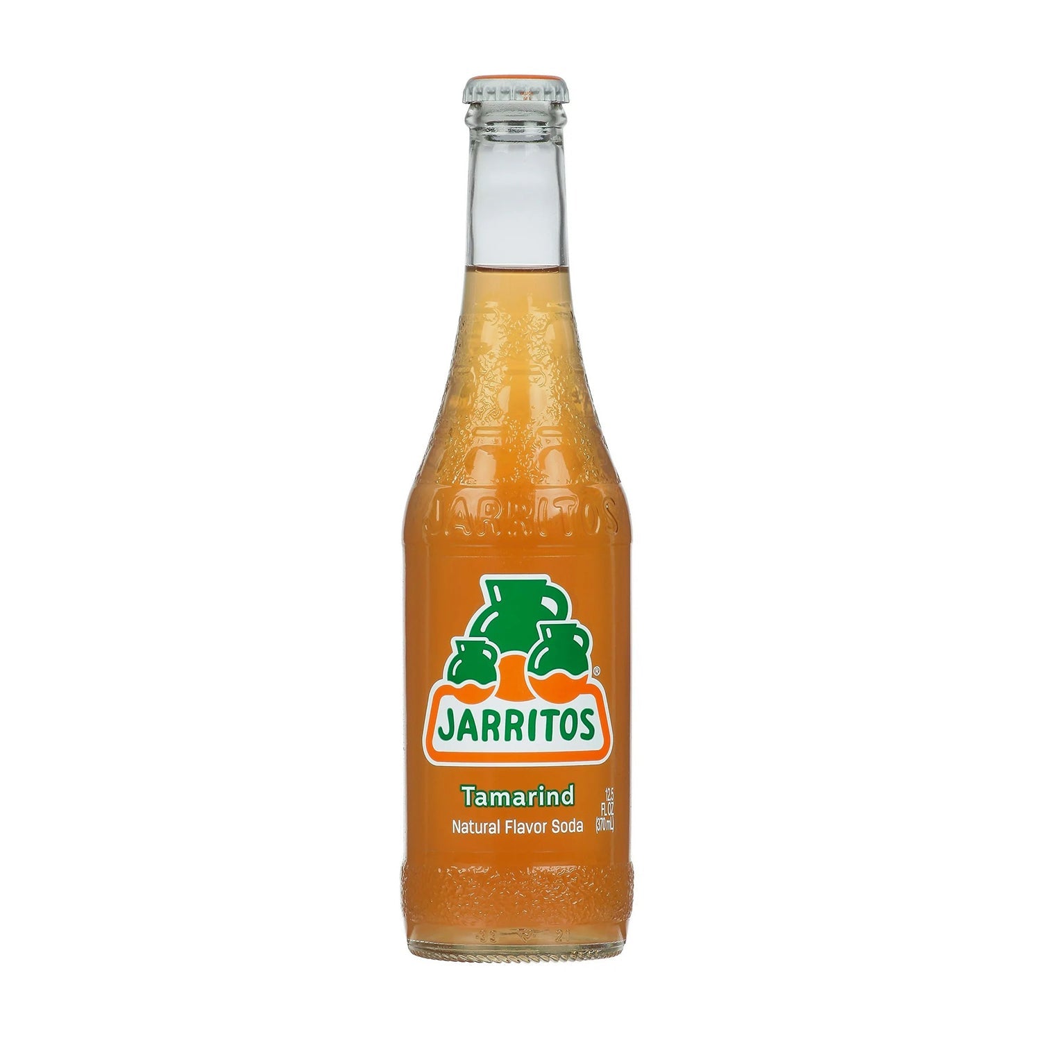 Jarritos Tamarindo Glass Bottle 12.5oz - Authentic Mexican Soda - Refreshing Tamarind Flavor - Perfect for Parties, BBQs & Mexican Cuisine Pairing