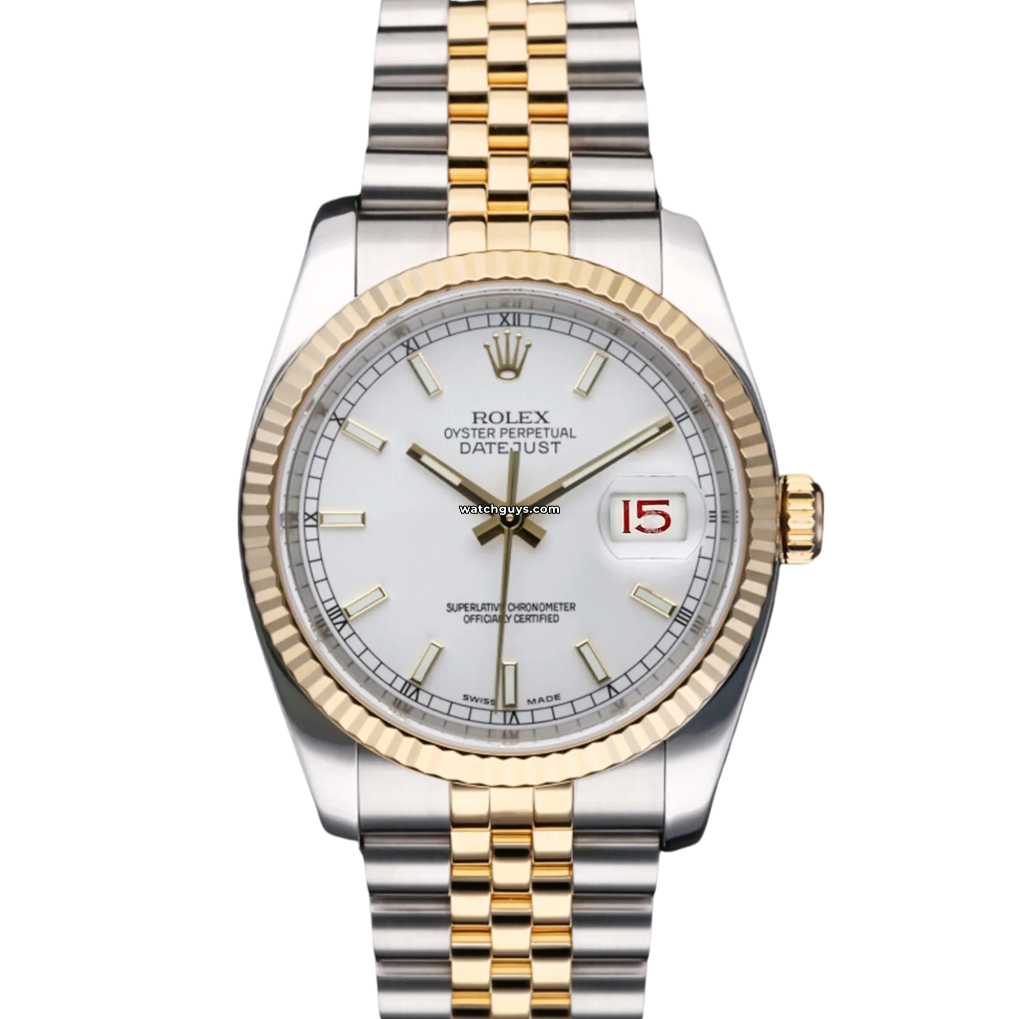 Rolex Datejust 116233 Men's Watch - Roulette Date Automatic Stainless Steel & Gold - Luxury Dress Watch for Business & Formal Occasions