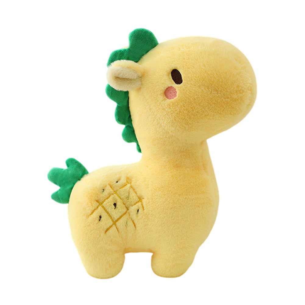 Cute Cartoon Plush Deer Stuffed Animal Pillow - Soft Pineapple Throw Pillow for Sofa & Bed Decor - Perfect Christmas Birthday Gift for Adults & Kids - Cozy Home Decor Plushie Toy