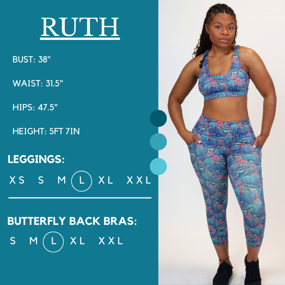Turtley Obsessed Women's High-Waisted Yoga Leggings - Soft Stretchy Workout Pants for Running, Gym & Lounge