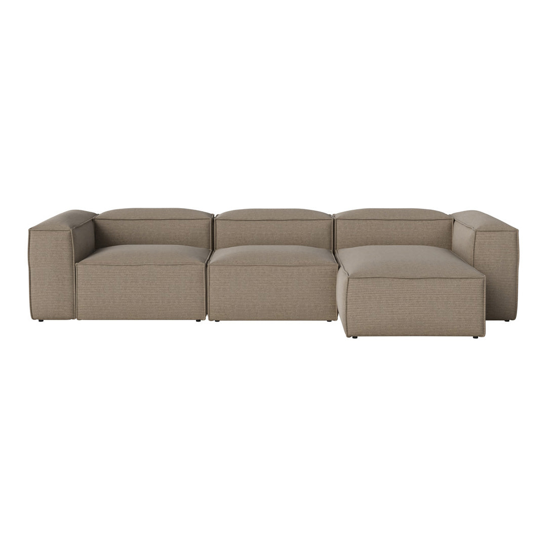 Cosima 3-Seater Sofa with Chaise Lounge - Modern L-Shaped Sectional Couch for Living Room, Apartment & Small Spaces - Soft Fabric Upholstery & Sturdy Frame - Perfect for Relaxing, Entertaining & Family Movie Nights