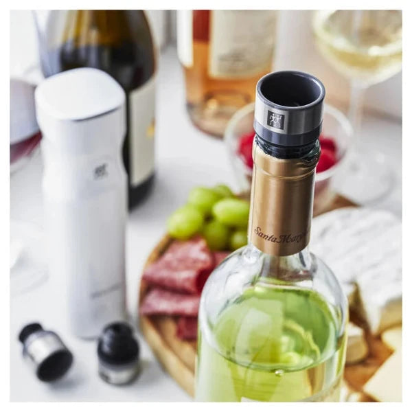 Zwilling Vacuum Wine Sealer - Premium Wine Preservation System for Freshness | Ideal for Home Bars, Restaurants & Wine Enthusiasts
