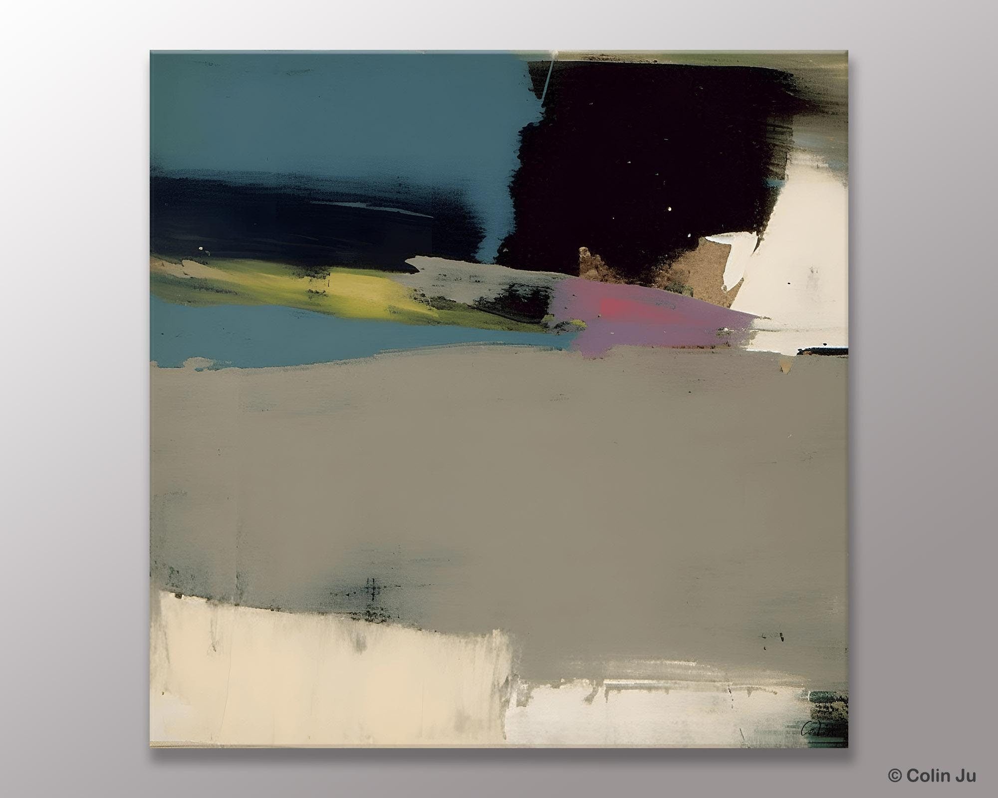 Abstract Wall Art for Bedroom & Dining Room - Modern Acrylic Canvas Paintings - Extra Large Contemporary Artwork - Perfect for Home Decor & Office Wall Decor