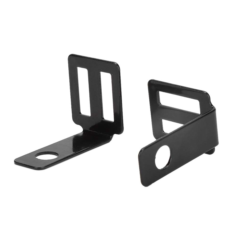 Universal Motorcycle Turn Light Bracket - Black Iron Mount for Indicator Lamp Modification | Perfect for Custom Bike Upgrades