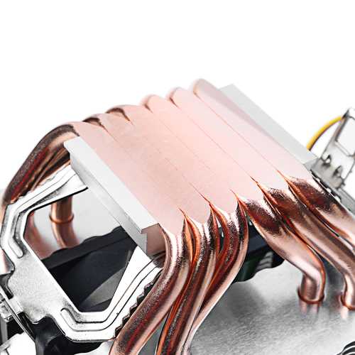 12V 4-Pin 2200RPM CPU Cooling Fan with Heat Sink - Compatible with Intel & AMD Processors - Perfect for PC Gaming, Workstations, and Computer Cooling Systems
