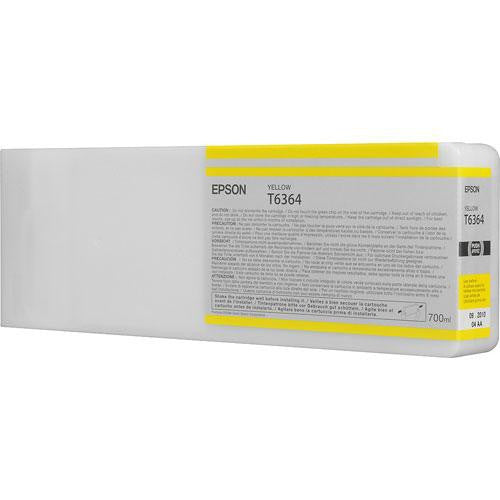 Epson T636400 700ml Yellow Ultrachrome HDR Ink Cartridge for Epson 7900/7890/9890/9900 Printers - High-Quality Photo & Graphic Printing for Professional Studios & Fine Art Reproduction