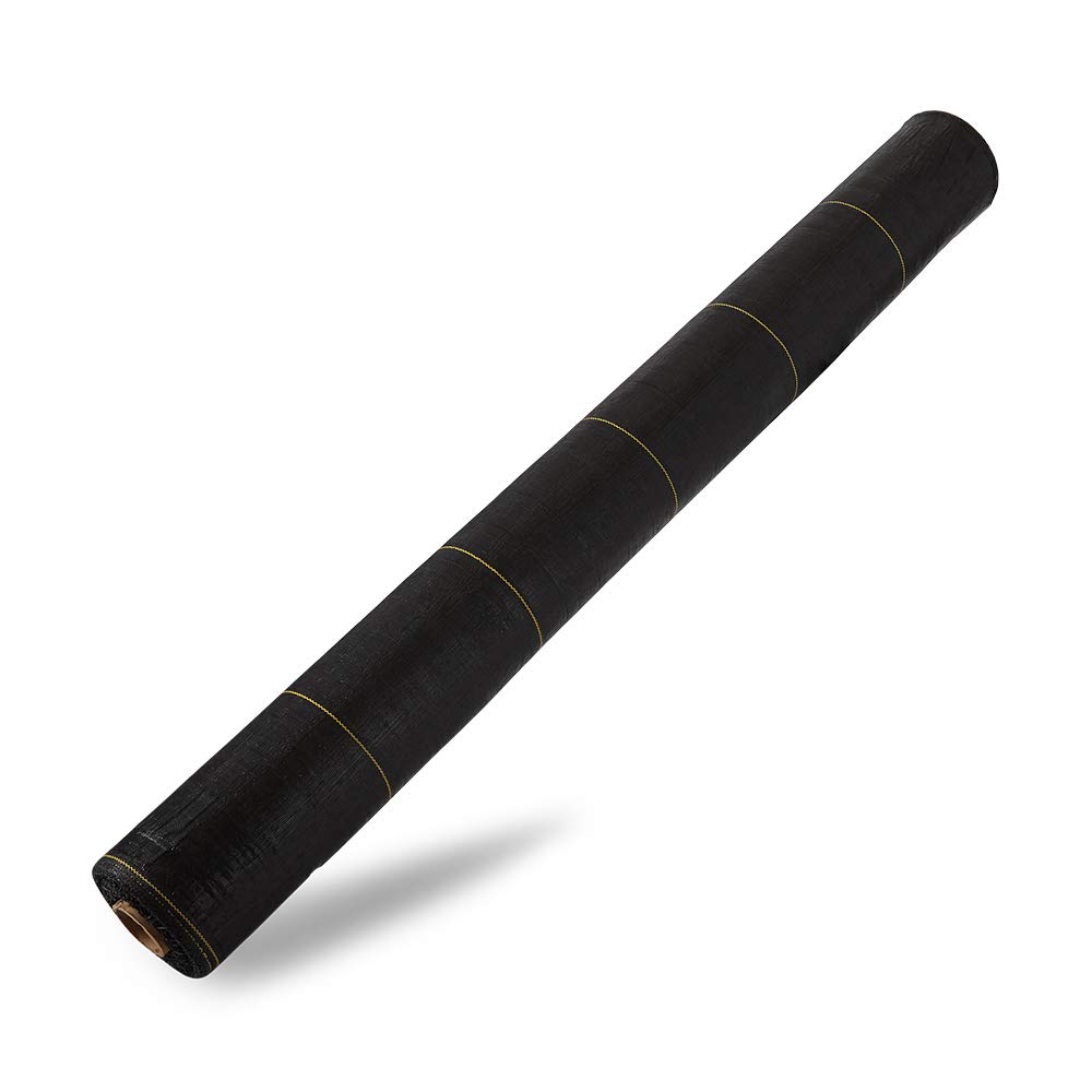 **DeWitt Sunbelt Woven Weed Barrier Fabric - 3.2 oz, Black, 6' x 500' - Durable Ground Cover for Greenhouse, Garden, Landscaping & Outdoor Displays - Perfect for Weed Control, Erosion Prevention & Soil Protection**