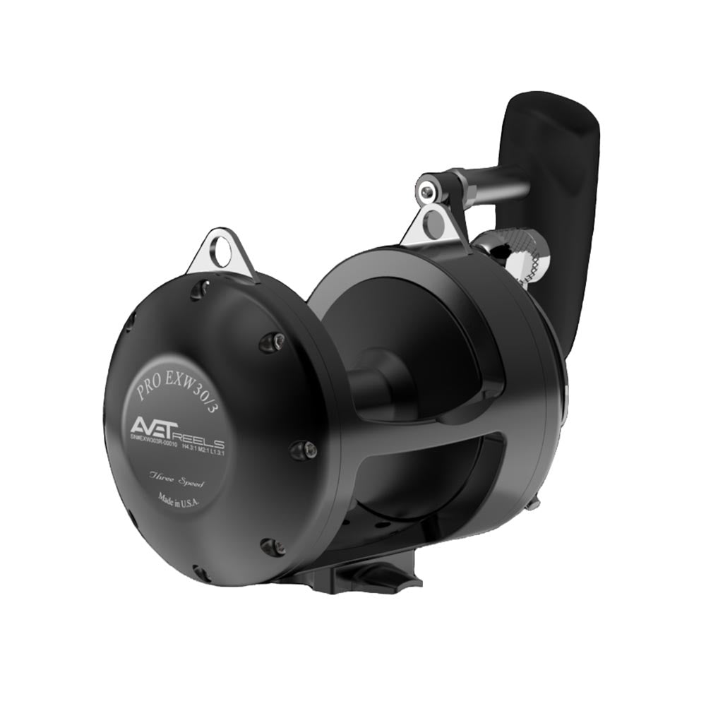 Avet Pro EXW 30/3 Wide 3-Speed Fishing Reel - Saltwater & Offshore Big Game Fishing Gear for Tuna, Marlin, and Swordfish