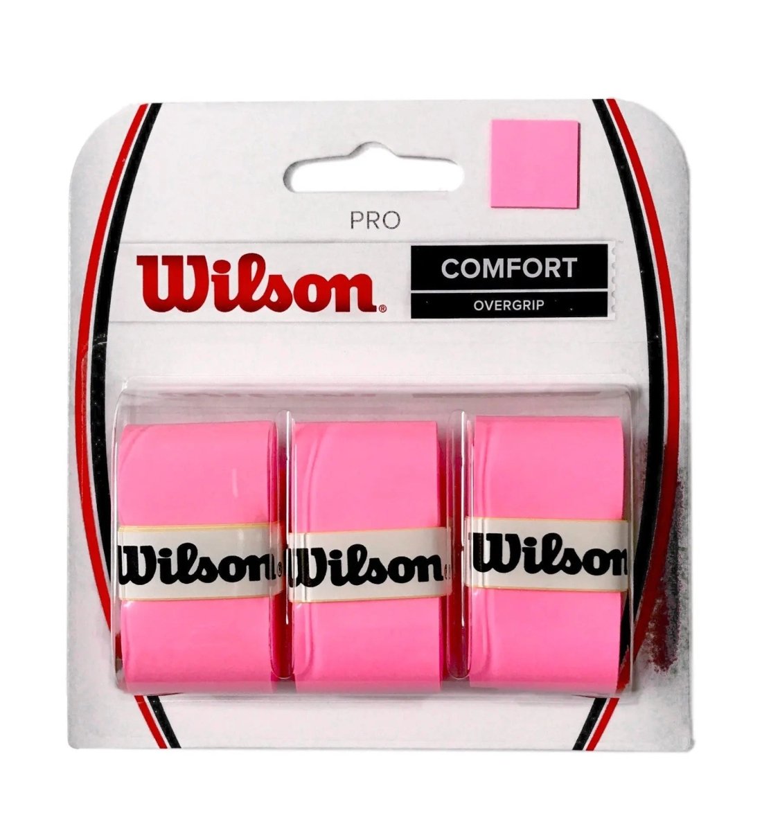 Wilson Pro Overgrip 3 Pack - Premium Tennis Racket Grip Tape for Enhanced Control & Sweat Absorption | Perfect for Tennis, Badminton & Racquetball Players