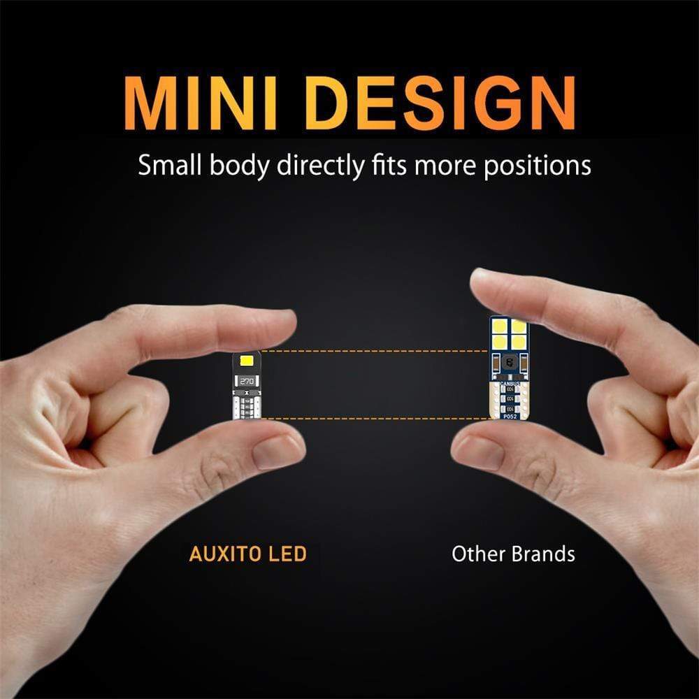 194 LED Bulbs - Super Bright White Interior Car Lights for Dome, Map, License Plate - Energy Efficient Replacement Bulbs for Enhanced Night Visibility (Perfect for Sedans, SUVs, Trucks)