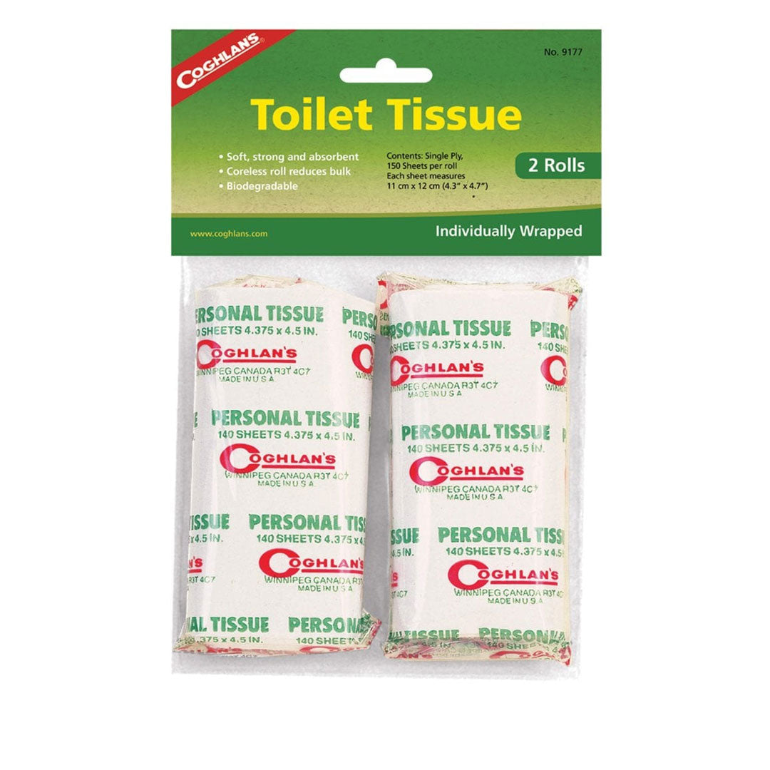 Coghlans Biodegradable Toilet Tissue - Eco-Friendly Camping Toilet Paper for Hiking, Backpacking & Outdoor Adventures