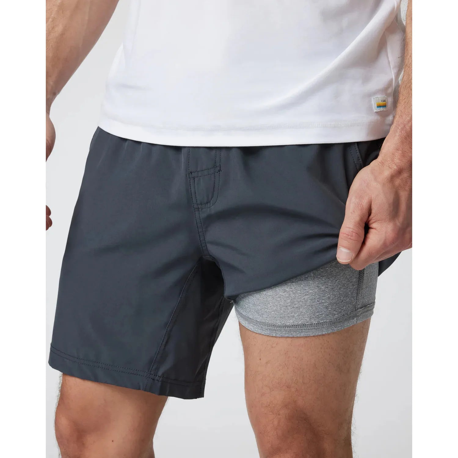 Vuori Men's Kore Short - Lightweight Running Shorts with 4-Way Stretch for Gym, Workout & Active Lifestyle - Perfect for Jogging, Yoga & Outdoor Activities