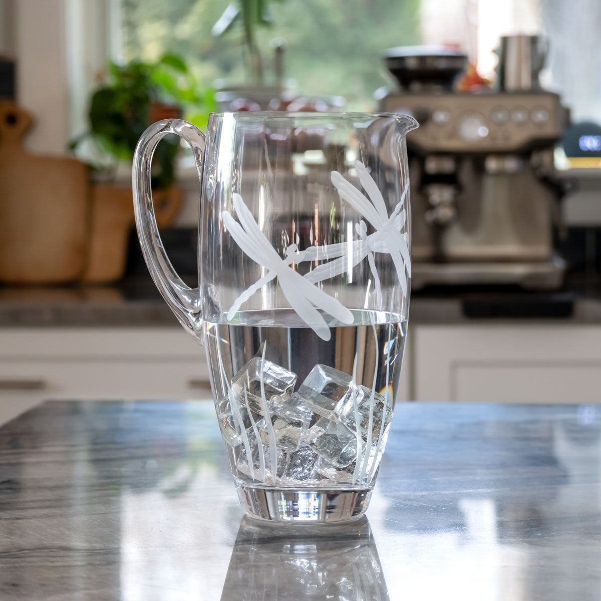 Dragonfly 84.75oz (2.5L) BPA-Free Water Pitcher with Filter - Large Capacity for Refrigerator, Home & Office Use