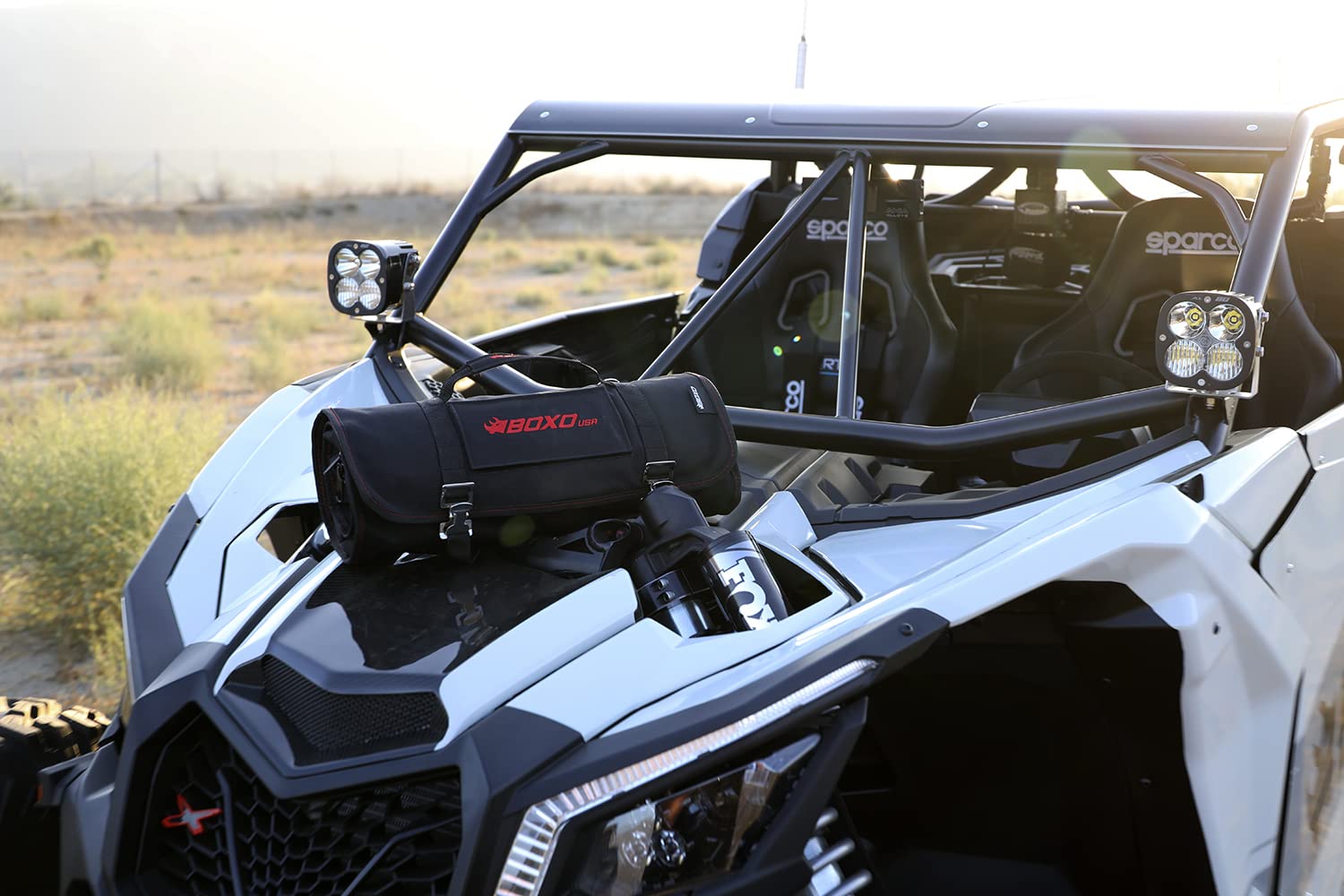 BOXO USA UTV Tool Roll - Heavy Duty Universal Tool Kit for Side by Side, Polaris RZR, CanAm Maverick, UTV, Truck & Off-Road Vehicles | Waterproof Storage for Trail Riding, Camping & Outdoor Adventures