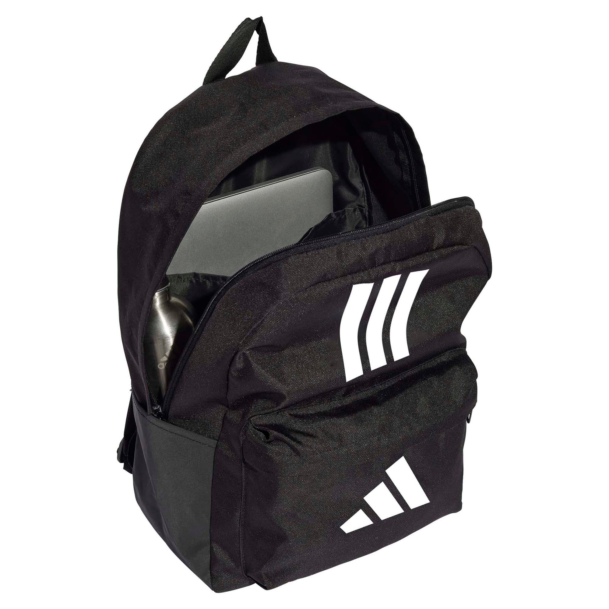 Classic 3 Stripe Backpack for School, Travel & Work - Durable & Stylish Daypack for Men & Women - Perfect for Commuting, Hiking & Daily Use