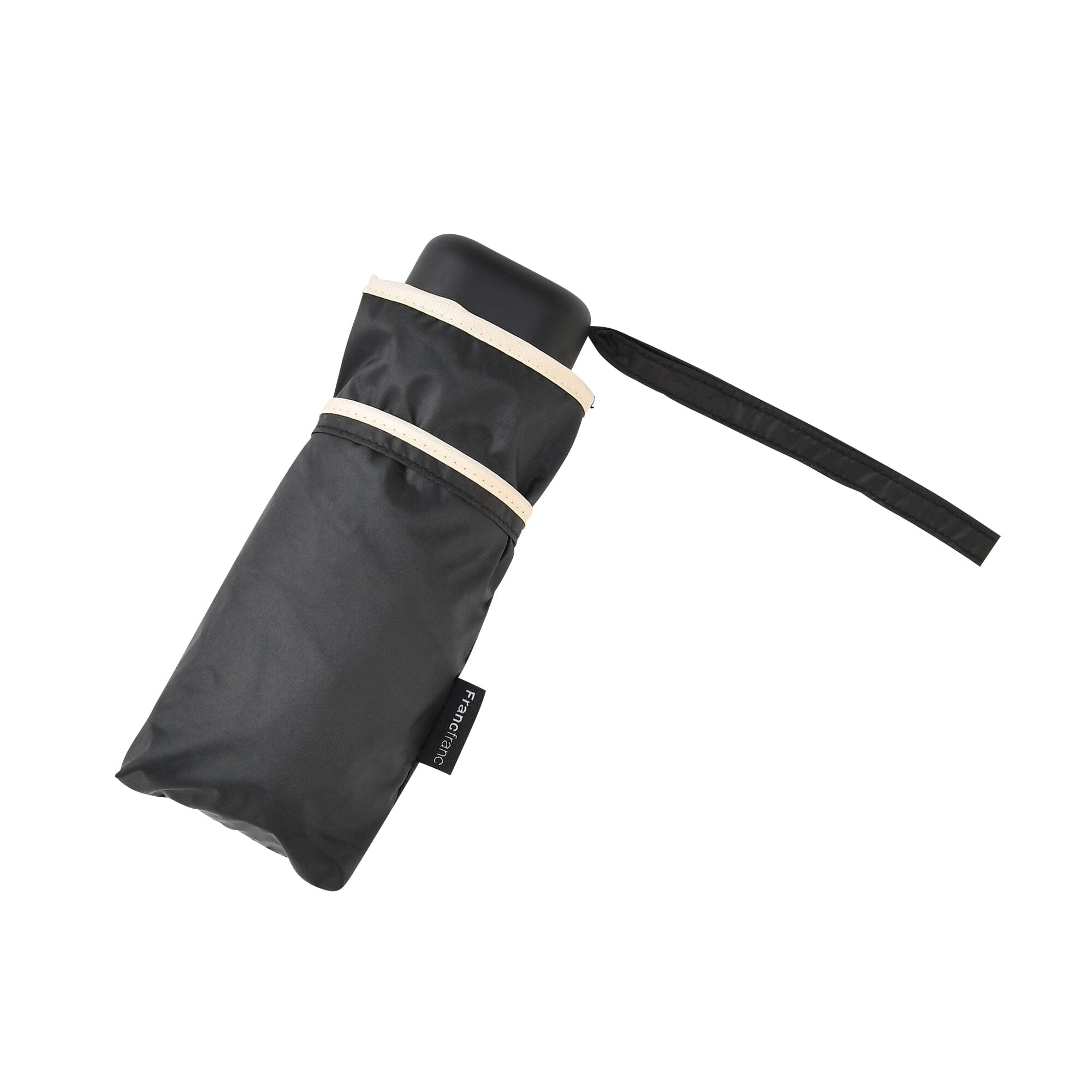 Compact Mini Umbrella 47cm Black - Portable Travel Umbrella for Sun & Rain Protection - Perfect for Outdoor, Travel, and Daily Use