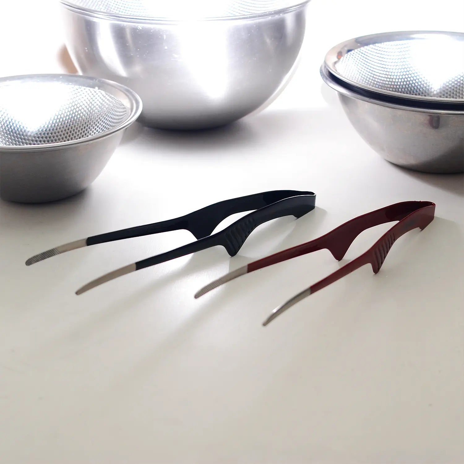EBM Stainless Steel Chopstick Tongs - Kitchen Cooking Utensil for Sushi, Hot Pot & Asian Cuisine - Perfect for Serving, Stirring & Serving Noodles