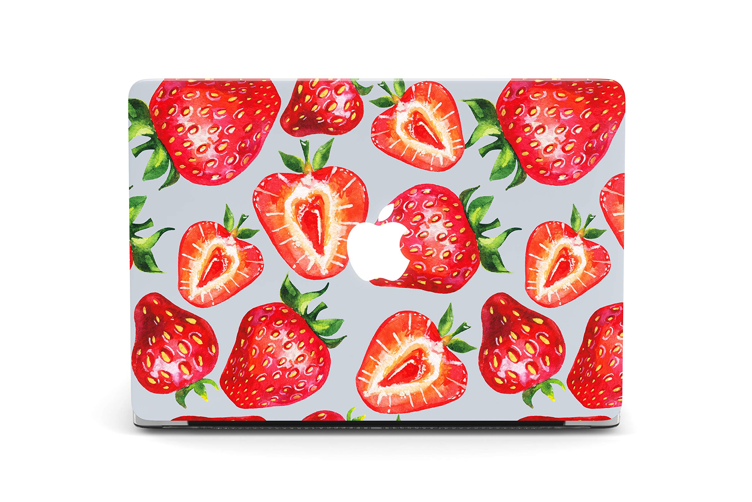 Premium MacBook Pro 15 Case - Durable Protective Cover for MacBook Pro Retina 15-inch (Mid 2012-2015 Models) | Shockproof Hard Shell with Stylish Strawberry Art Design | Perfect for Work, Travel & School