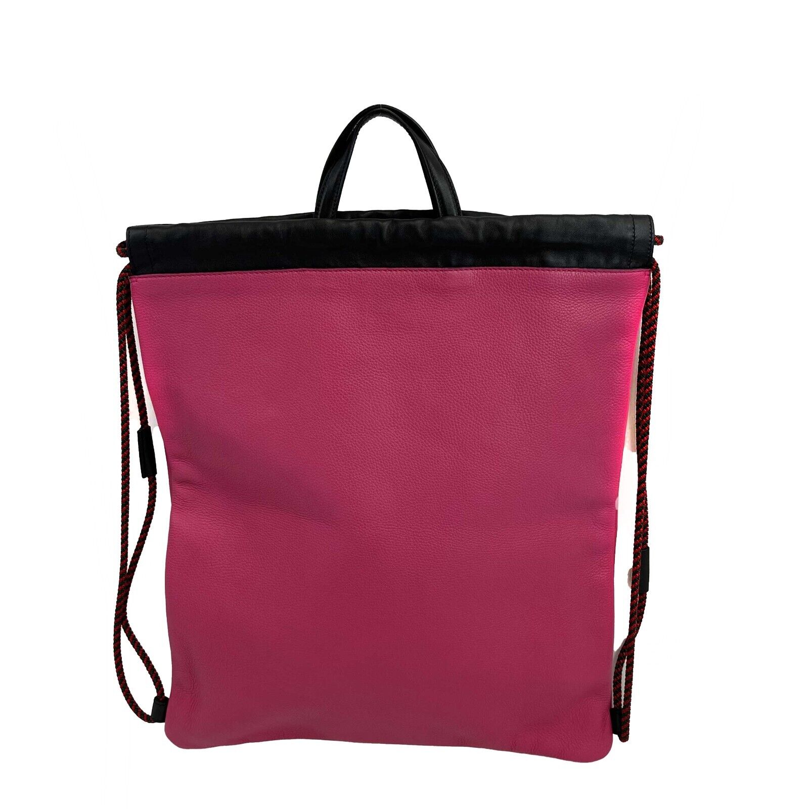 Gucci Pink Logo Drawstring Backpack with Top Handle - Stylish Designer Backpack for Women, Travel, School & Everyday Use