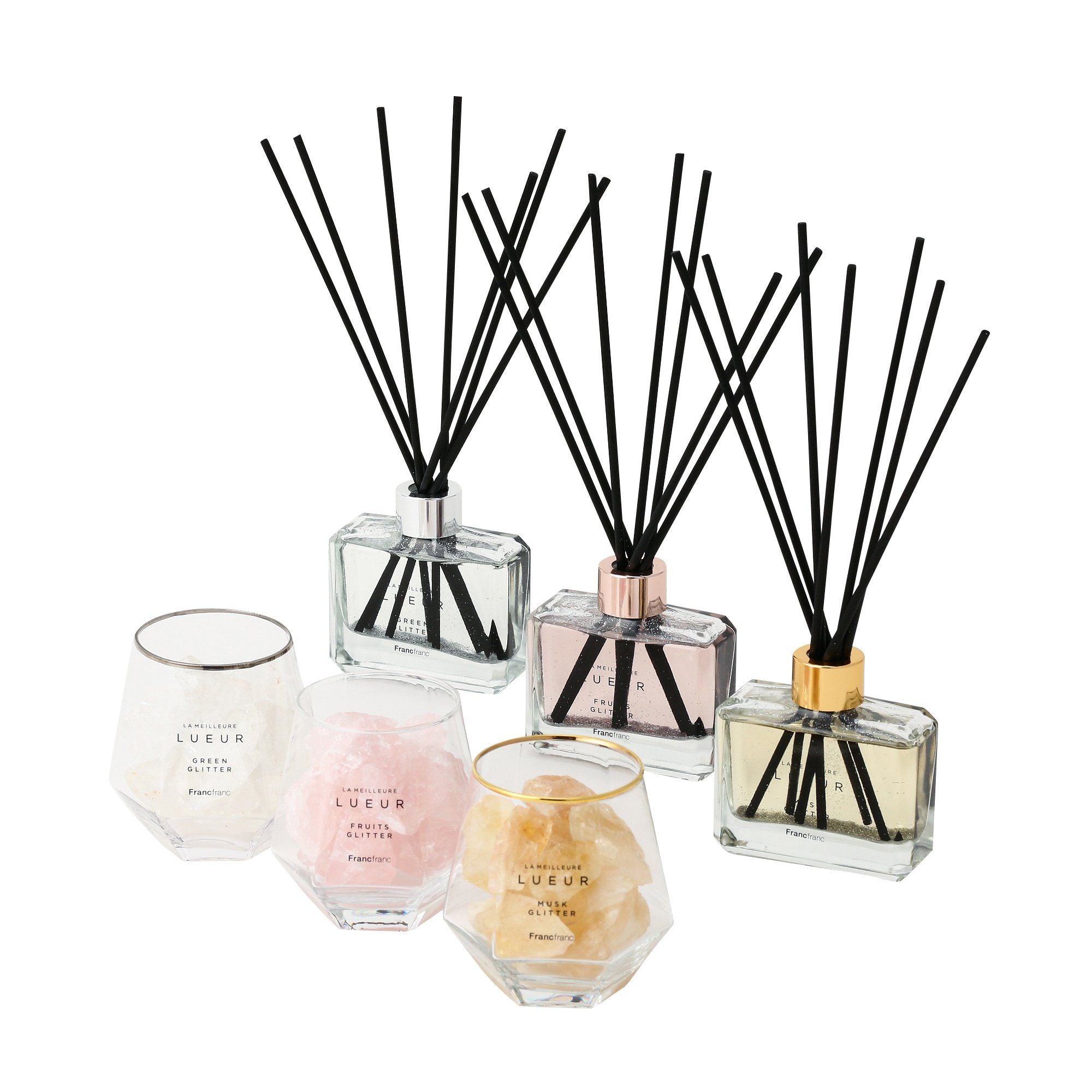 Lueur Premium Gold Room Fragrance - Luxury Home & Office Scented Air Freshener for Relaxation & Aromatherapy