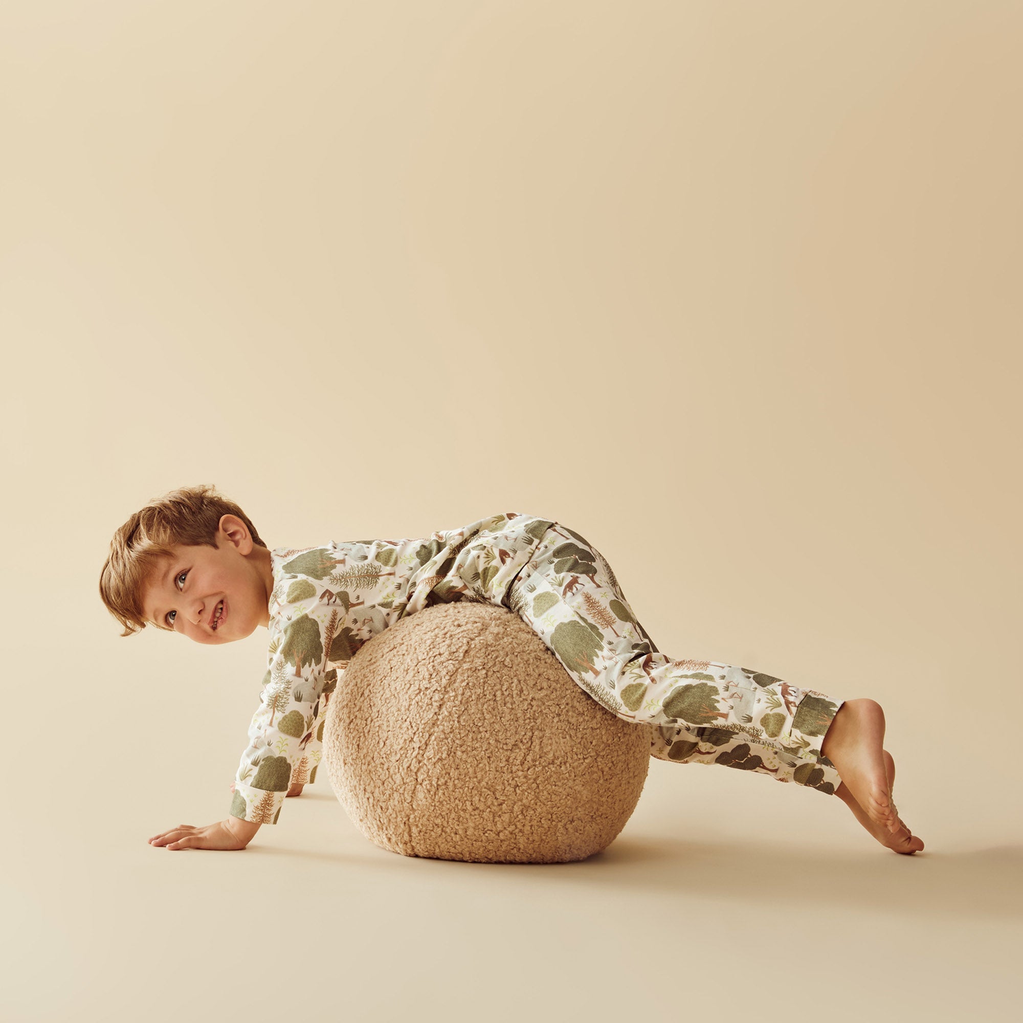 Organic Cotton Long Sleeve Pajamas for Women - Little Trees Eco-Friendly Sleepwear | Soft & Comfortable Nightwear for Lounge, Travel & Home Relaxation