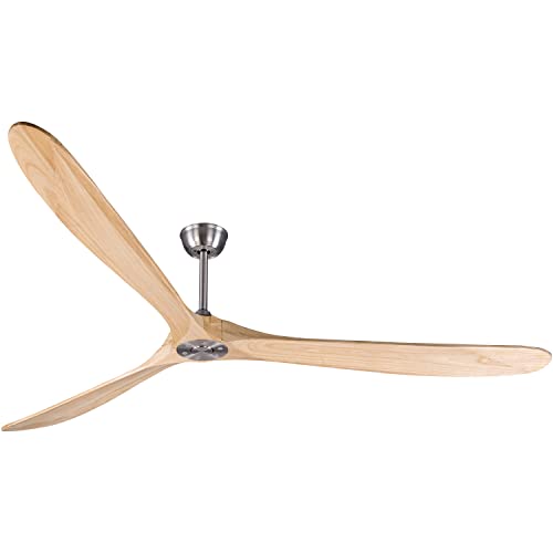 Metal Brushed Nickel-Burlywood Blade