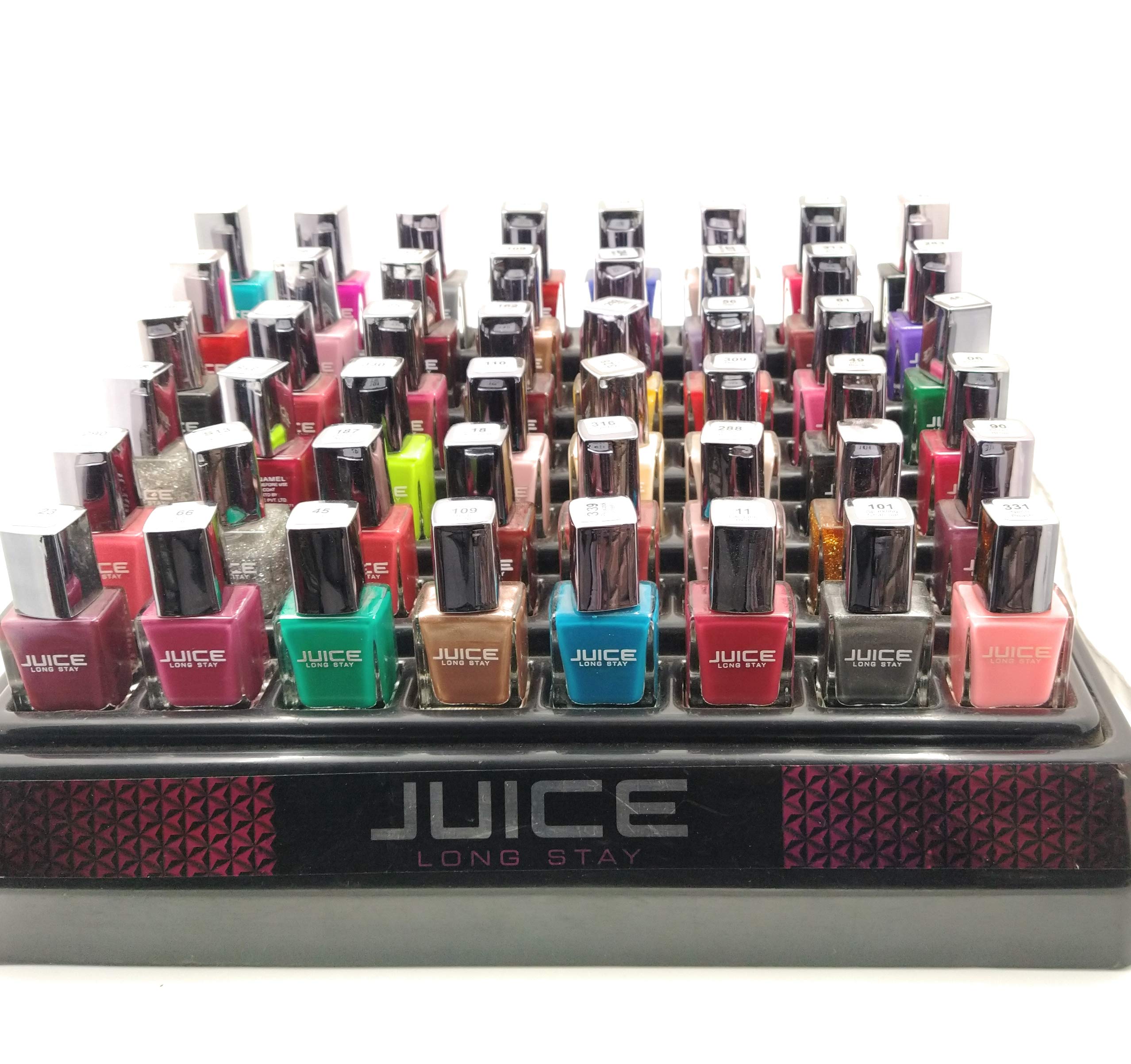 Premium JUICE Nail Polish Set - 4+1 Pack Egyptian Blue Long Lasting Vegan Nail Enamel for Salon Quality Manicures | Perfect for Parties, Weddings & Everyday Wear