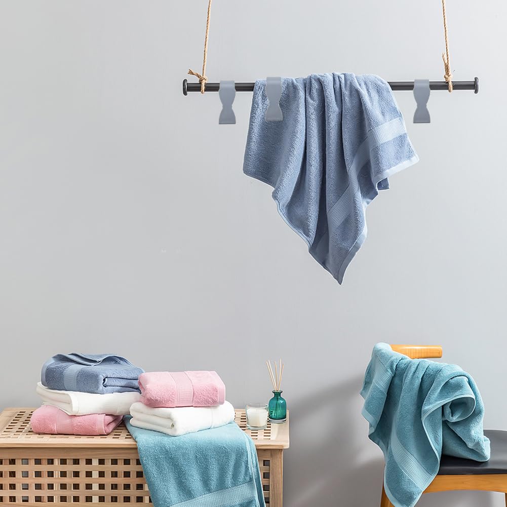 8 Pack Versatile Hand Towel Clips for Kitchen, Oven, Bathroom, Dishwasher & Stove - Durable Towel Rack Accessories for Home & Office Use