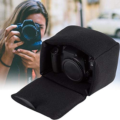 Best DSLR Camera Bag Insert Pad - Shockproof & Protective Camera Case Accessory for DSLR/SLR Cameras - Soft Velvet Lining, Compact & Lightweight (Black) - Perfect for Travel, Photography & Outdoor Shooting