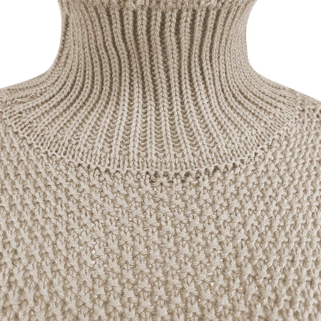 Women's Oversized Knit Sweater - Soft Crewneck Long Sleeve Pullover Top | Casual Winter Outerwear & Loungewear for Cozy Home Days