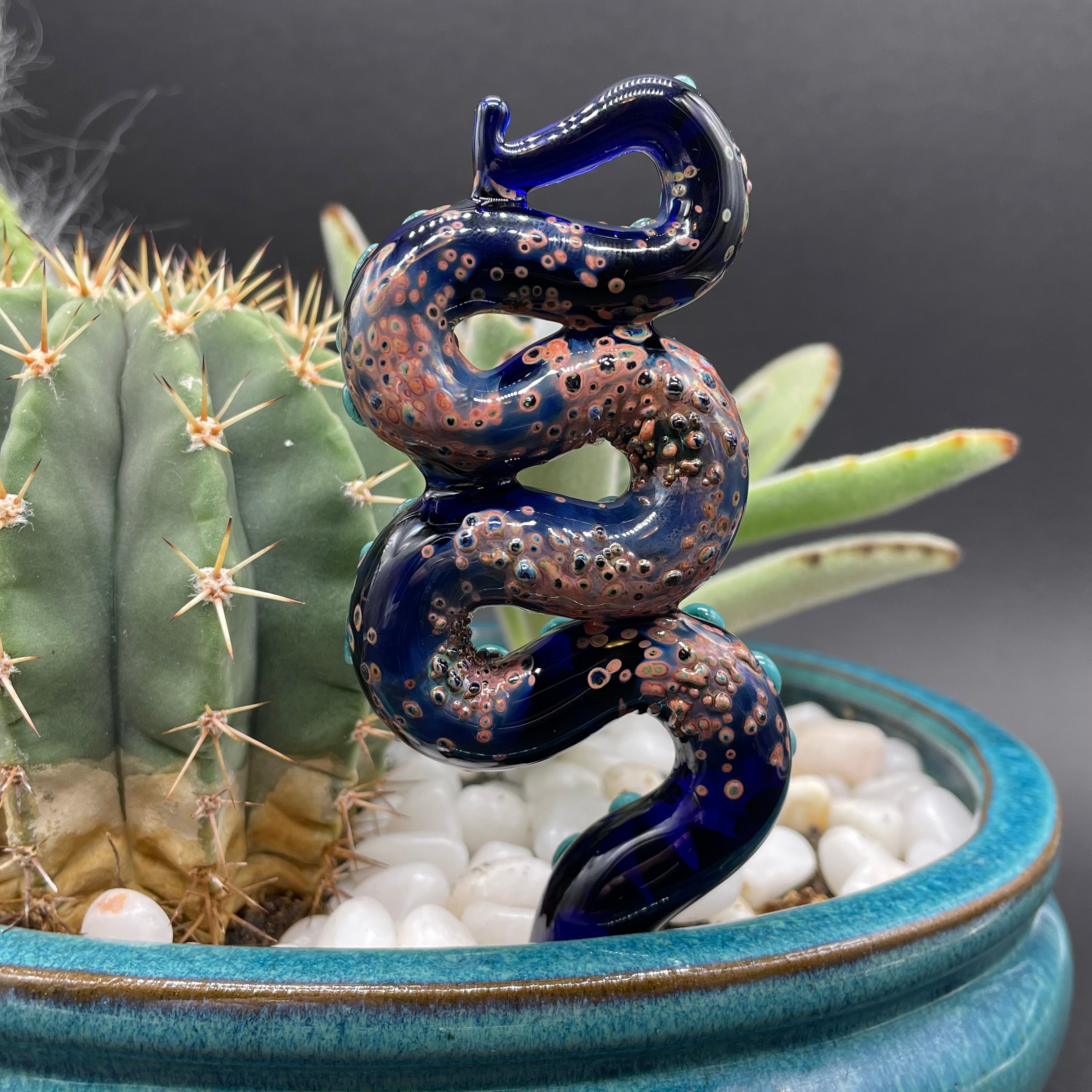 Unique Tentacle Plant Decor - Artificial Succulent Home & Office Decoration for Boho, Halloween & Gothic Themed Spaces