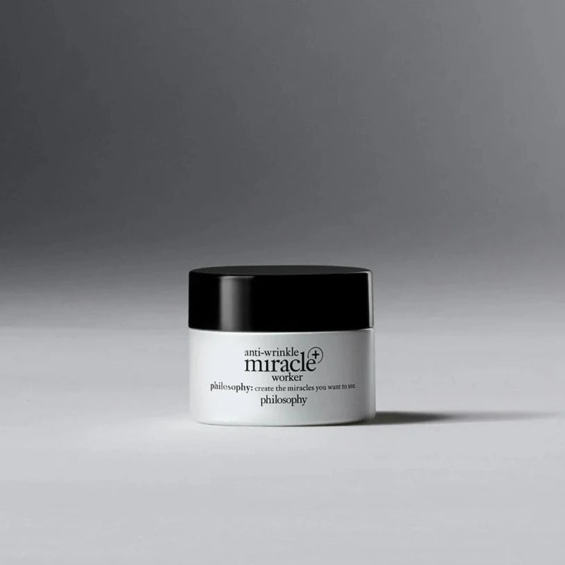 Philosophy ANTI WRINKLE MIRACLE WORKER+ Line Correcting Moisturizer - Anti-Aging Face Cream for Wrinkles & Fine Lines - Hydrating Day & Night Cream for Women - Perfect for Daily Skincare Routine & Mature Skin Care