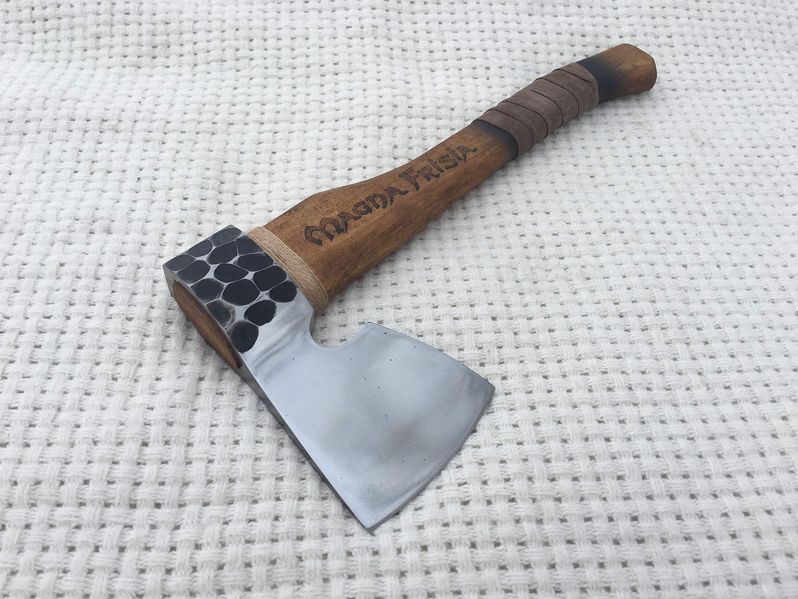 Viking Axe for Men - Handcrafted Wooden Hatchet for Stress Relief, Unique Birthday Gift for Him - Perfect for Camping, Outdoor Adventures & Home Decor