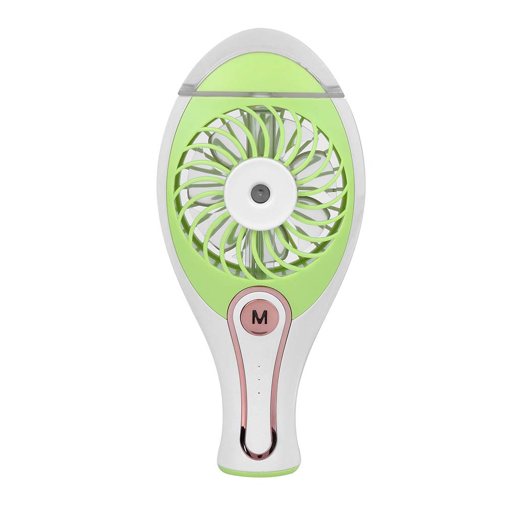 Keenso Portable USB Rechargeable Humidifier Fan - Mini Desktop Cooling Fan with Silent Water Spray for Home, Office & Outdoor Use | Perfect for Bedroom, Travel & Workspace